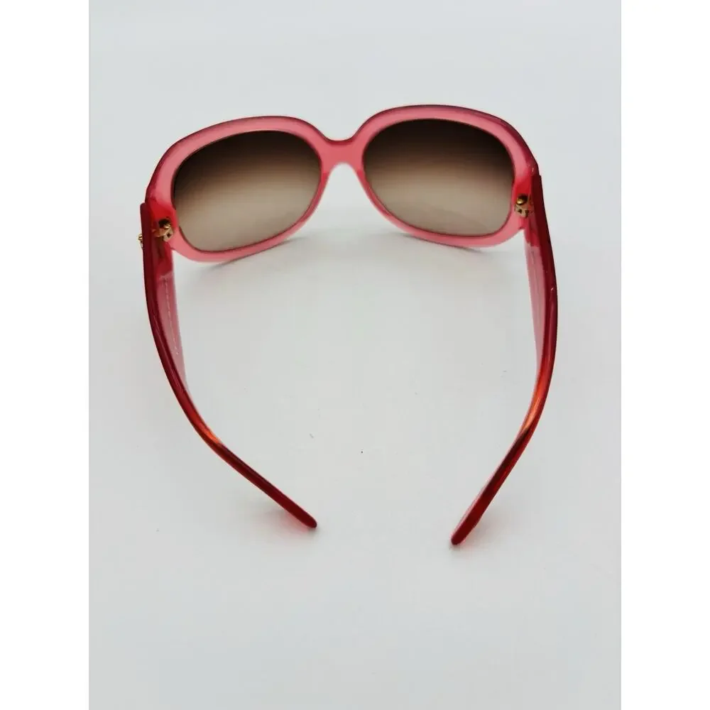 Juicy Couture Vintage Women's Sunglasses Chunky Translucent Pink Frame Y2K VG